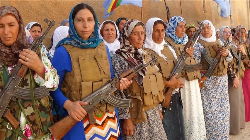 YPG Kobane kadınlar